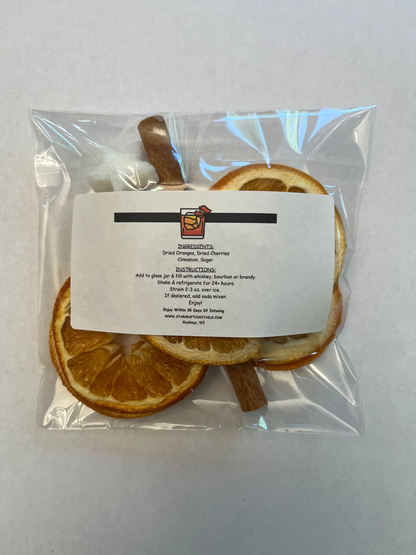 Cocktail Infusion Kit - Old Fashioned - Refill Only (Does NOT include Jar)